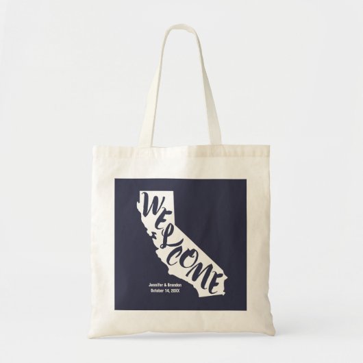 Weddenschap Welkomsttas California Tote Bag (Voorkant)