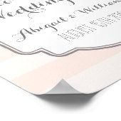 Weddenschap Welkomstteken Aangepaste Vintage Poster (Hoek)