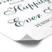 Weddenschap Welkomstteken Poster (Hoek)