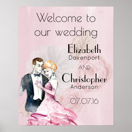 Weddenschap Welkomstweddenschap Poster (Voorkant)