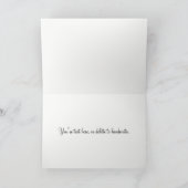 Weddenschap White Black Foto bedankt kaarten (Binnen)