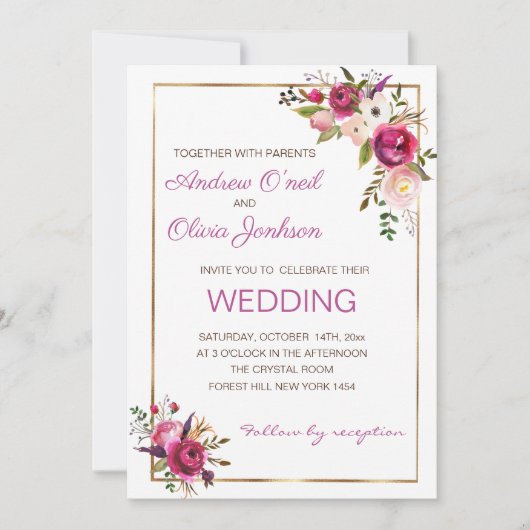 Weddenschap White Roses Kaart (Voorkant)