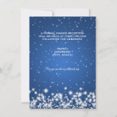 Weddenschap Winter Sparkle Blue Kaart (Voorkant)