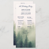 Weddenschap winterbergtanden programmakaart (Voorkant / Achterkant)