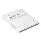 Weddenschap Wishes Advice Game Notitieblok (Schuin)