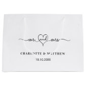 Weddenschap wit, mrs hartscript groot cadeauzakje (Voorkant)