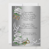 Weddenschap Witrozen van ouders Kaart (Achterkant)