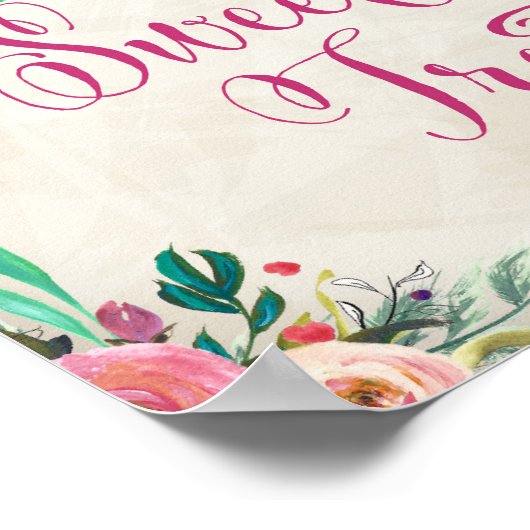 Weddenschap - woestijnborden poster (Hoek)