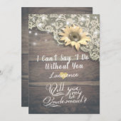 Weddenschap word jij m'n bruidslierij kaart (Voorkant / Achterkant)