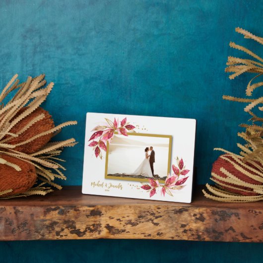 Weddenschap zonder foto's Tabletop Easel Terug Fotoplaat (Zijkant)