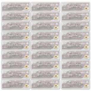 Weddenschap Zonnebloem Hout Koord Lichten Sticker