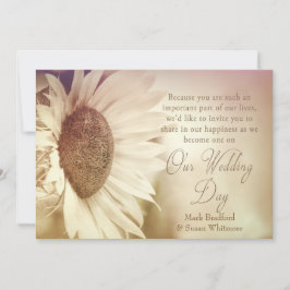 Weddenschap - Zonnebloem - Zachte effecten Kaart