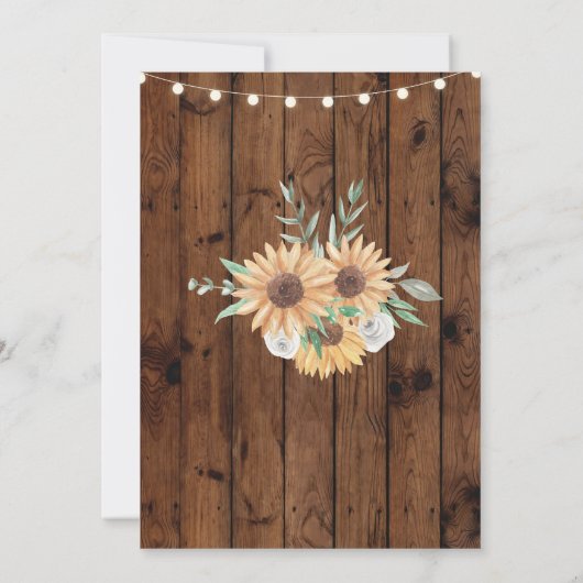 Weddenschap Zonnebloempitten Kaart (Achterkant)