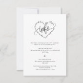 Weddenschapgegevens Sluitingskaart RSVP Kaartje (Voorkant)