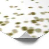 Weddenschappen 12 Tafel Gold Confetti Poster (Hoek)