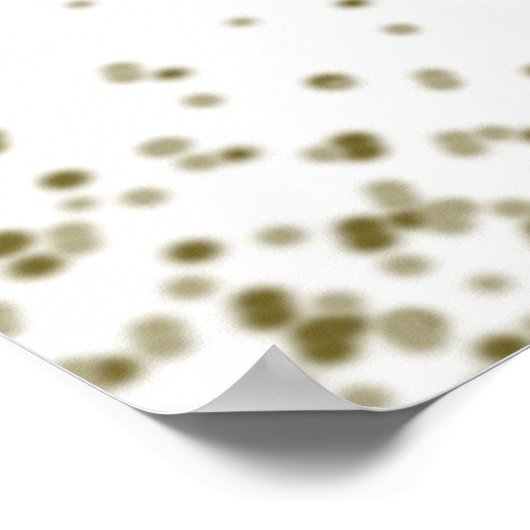 Weddenschappen 12 Tafel Gold Confetti Poster (Hoek)