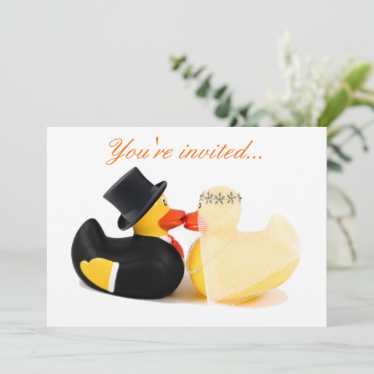 Weddenschappen 3 - Uitnodiging voor bruiloft (Staand voorkant)