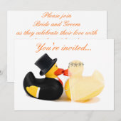 Weddenschappen 3 - Uitnodiging voor bruiloft (Voorkant / Achterkant)