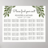 Weddenschappen - Alfabetische zitplaats Poster (Voorkant)