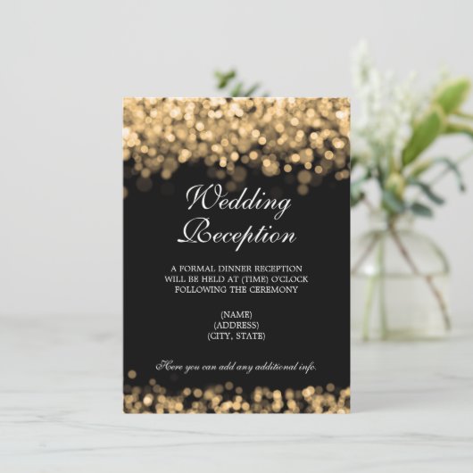 Weddenschappen Alleen gouden lichten ontvangen Kaart (Staand voorkant)