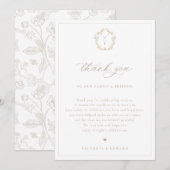  weddenschappen bedankkaart (Voorkant / Achterkant)
