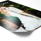 Weddenschappen Bedankt kaarten Aanpassen met je Af Foto Afdruk (Hoek)