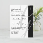 Weddenschappen Black and White Monogram G Kaart (Staand voorkant)