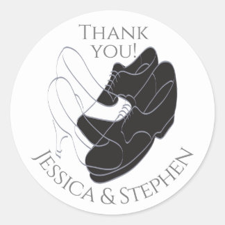 Weddenschappen Black en White Ronde Sticker