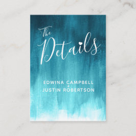 Weddenschappen blauwgroen blauwe kaart voor groene