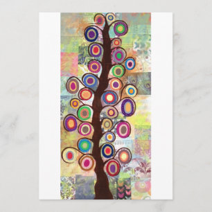 Weddenschappen, Bridal Shower Invitations Tree of  Kaart