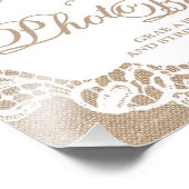 Weddenschappen - Burlap & Lace - Foto Booth - Afdruk (Hoek)