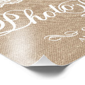 Weddenschappen - Burlap & Lace - Foto Booth - Foto Afdruk (Hoek)