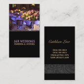 Weddenschappen, catering, voedsel, restaurant, visitekaartje (Voorkant / Achterkant)