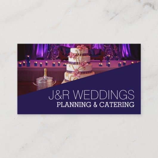 Weddenschappen, catering, voedsel, restaurant, visitekaartje (Voorkant)