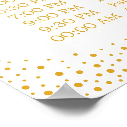 Weddenschappen - Confetti-bruiloft plannen Poster (Hoek)