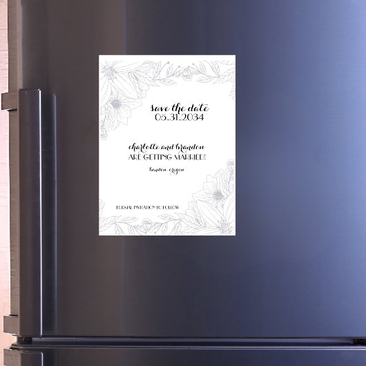 Weddenschappen De datum opslaan Magneet