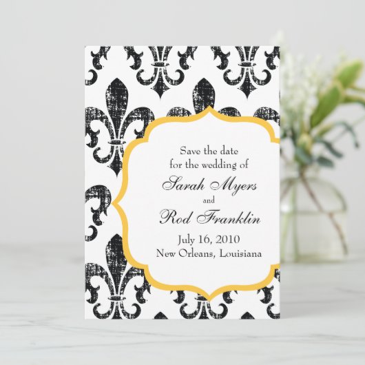 Weddenschappen De datum opslaan | New Orleans | Go Save The Date (Staand voorkant)