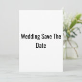 Weddenschappen De datum opslaan Save The Date (Staand voorkant)