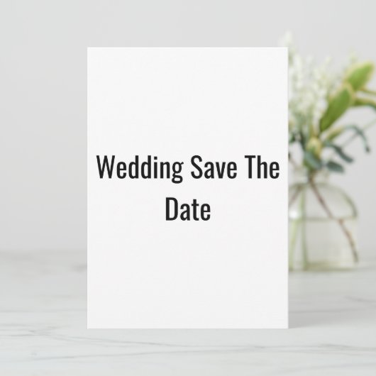 Weddenschappen De datum opslaan Save The Date (Staand voorkant)