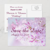 Weddenschappen De datum waarop deze kan worden aan Aankondigingskaart (Voorkant / Achterkant)