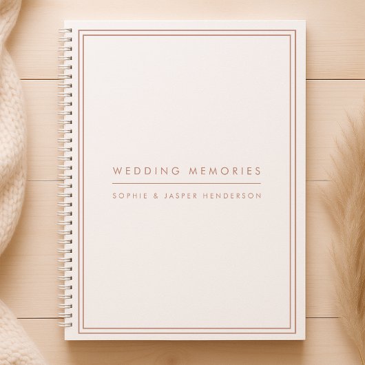 Weddenschappen Elegant Faux Roos Gold en White Notitieboek