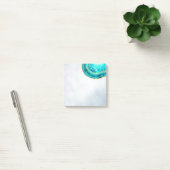 Weddenschappen Elegant Waterverf Blauwgroen en Gol Post-it® Notes (Kantoor)