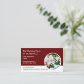 Weddenschappen en -benodigdheden visitekaartje (Staand voorkant)