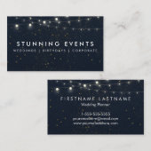 Weddenschappen en evenementen plannen visitekaartje (Voorkant / Achterkant)