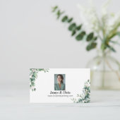 Weddenschappen en evenementen visitekaartje (Staand voorkant)