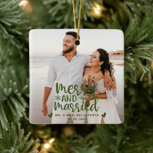 Weddenschappen en keramische kerstfoto's keramisch ornament (Boom)