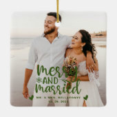 Weddenschappen en keramische kerstfoto's keramisch ornament (Achterkant)