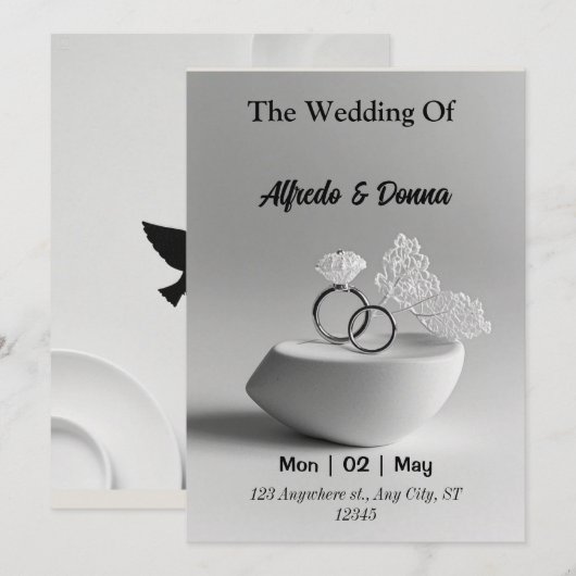 Weddenschappen Feestdagenkaart (Voorkant / Achterkant)