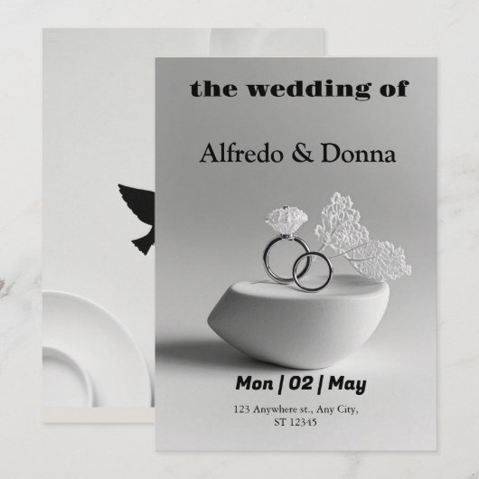 Weddenschappen Feestdagenkaart (Voorkant / Achterkant)