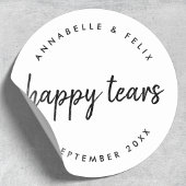 Weddenschappen | Fijne tranen minimalistische guns Ronde Sticker